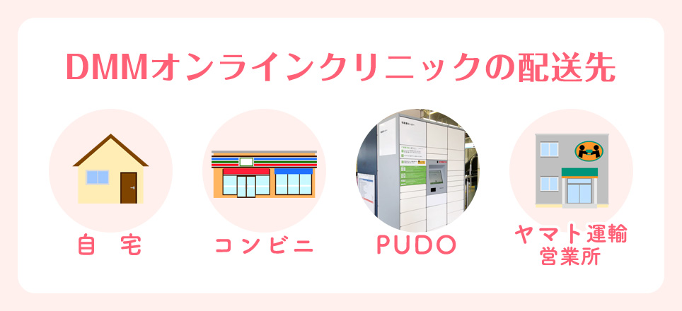 DMMの発送先一覧